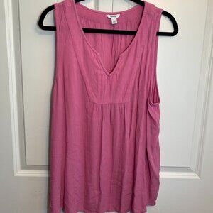 Sonoma (Kohls) - Pink Tank Top Sleeveless Blouse - Size XXL